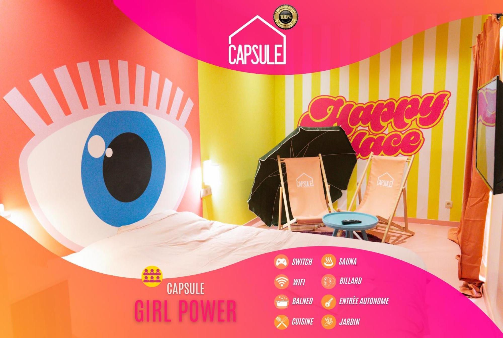 Capsule Girl Power - Balneo - Sauna - Karaoke - Billard - 2 Apartment